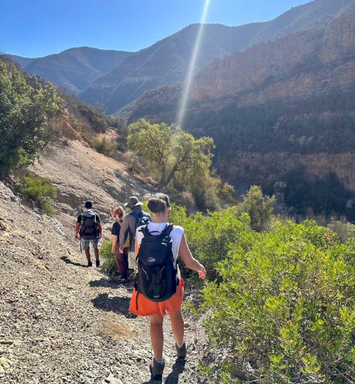 Overnight Berber trek through hidden valleys near Paradise Valley, Agadir and Taghazout, including a local family homestay.