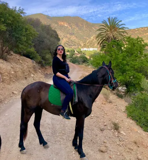 Half-day horse trek through Taghazout’s wild trails with ocean views and natural landscapes