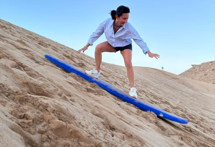 trip to Timlalin Desert dunes near Agadir with sweeping views of the Atlantic Ocean